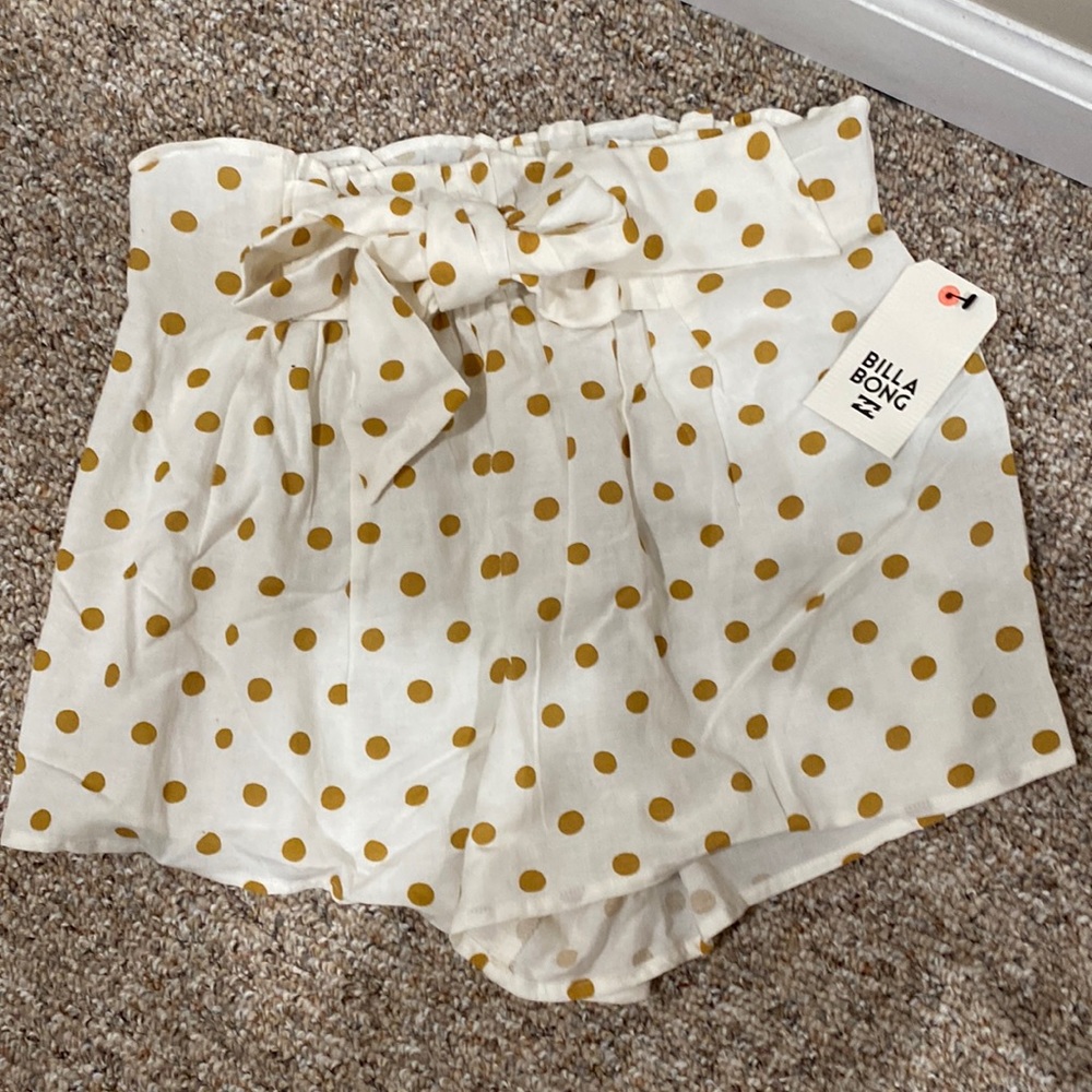 Billabong flirt for it polka dot shorts